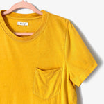 Madewell Yellow Pocket T Shirt Dress- Size XL (see notes)