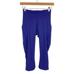 Lululemon Indigo Mesh Detail Cropped Leggings- Size 4 (Inseam 17")