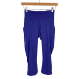 Lululemon Indigo Mesh Detail Cropped Leggings- Size 4 (Inseam 17")