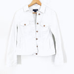 Jordache White Denim Jacket- Size S