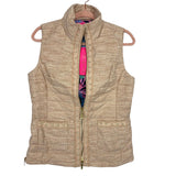 Lilly Pulitzer Latte Resort Boucle Noella Vest NWT- Size S