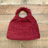 Sole Society Maroon Scrunched Handle Handbag (In Like New Condition!)