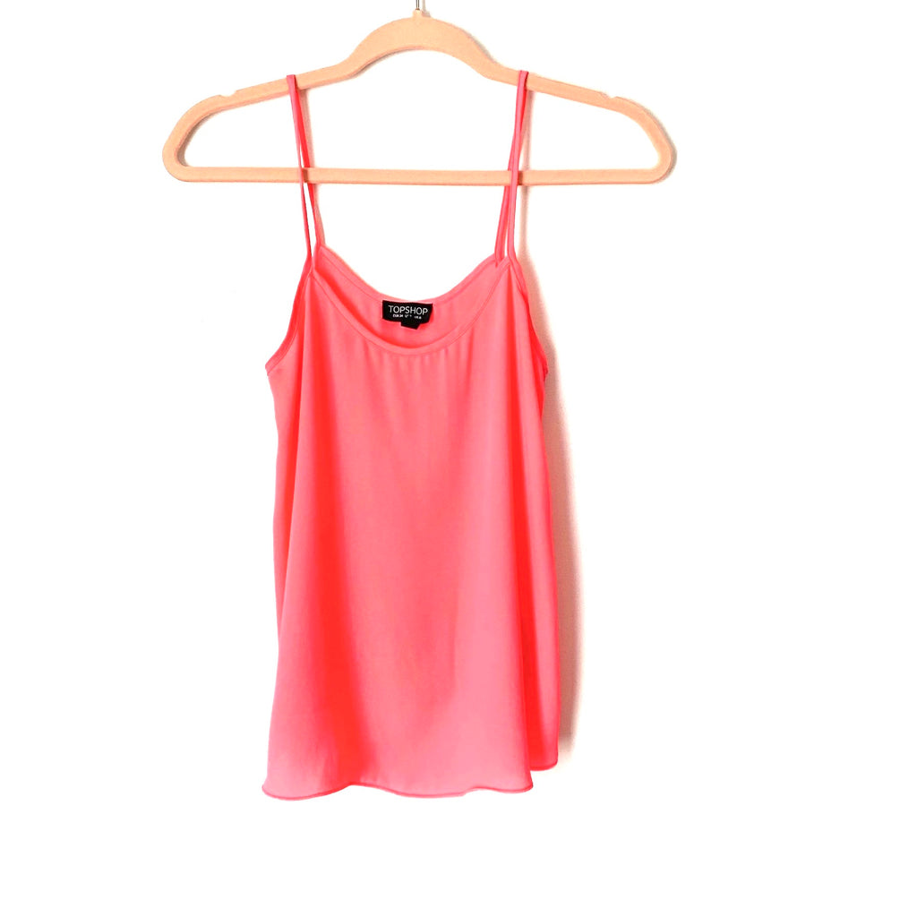 Topshop Neon Pink Tank Top - Size 2 (see notes) – The Saved Collection