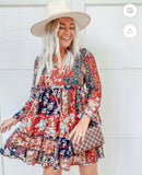 Entro Floral Print Dress NWT- Size S