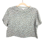 Colsie Grey Animal Print Tee- Size M (we have matching shorts)