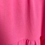 English Factory Pink Knit Ruffled Mini Dress NWT- Size XS (see notes)