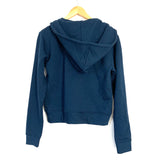 Outdoor Voices Navy Merino Wool ZIP Up Hoodie- Size S (see notes)