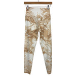 Offline by Aerie Beige/Tan/Mocha Marbled Pattern High Waisted Leggings- Size M (Inseam 26”, sold out online)