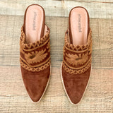 Jeffrey Campbell Mocha Slip On Shoes- Size 7