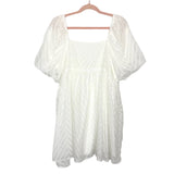 Amaryllis Ivory Bridgerton Puff Mini Babydoll Dress- Size XL