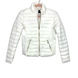 Love Tree White Puffer Jacket- Size S