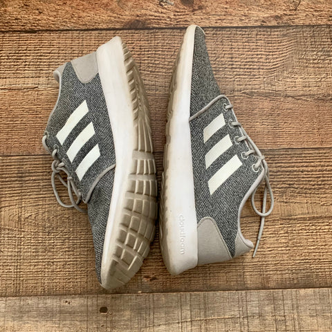 Adidas White/Black Cloudfoam Pure 2.0 Running Shoes- Size 7.5