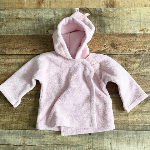 Widgeon Pink Fleece Hooded Jacket- Size 9M