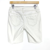 Mossimo White Denim Distressed Shorts- Size 3
