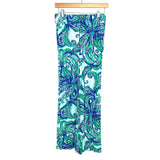 Lilly Pulitzer Blue/Green/Maeve Print Pants- Size XS (Inseam 29”)