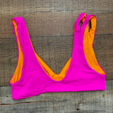 L*Space REVERSIBLE Magenta/Orange One Wave Swimsuit Top- Size M (We have matching bottom, sold out online)