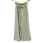 Vestique Muted Green Tie Waist Pants NWT - Size S