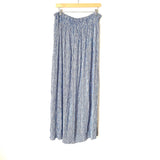 Mudpie Blue “Bri” Maxi Skirt NWT- Size L