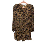 BP Tan Animal Print Dress- Size XS