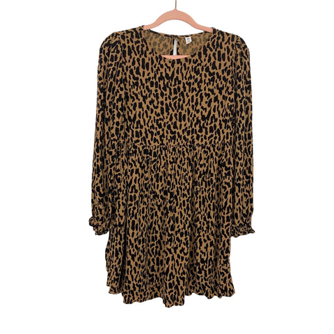 BP Tan Animal Print Dress- Size XS