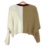 Forever21 Tan/Brown/Cream Sweater Cardigan NWT- Size M