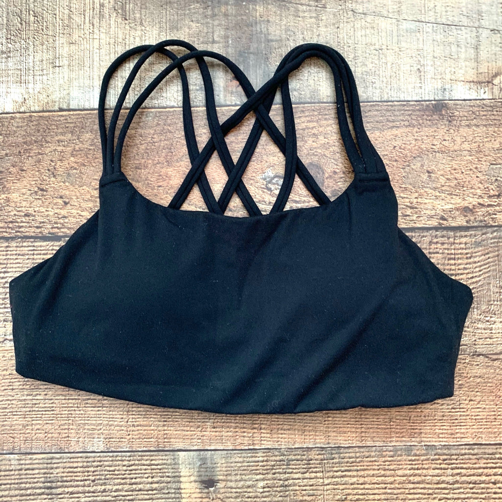 Athleta Black Hyper Focused Criss Cross Back Padded Bra- Size S – The Saved  Collection