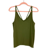 Topshop Olive with Double Straps Cami- Size 6