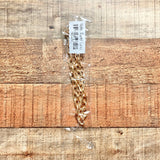 The Styled Collection Nolita Duplet Links Gold Necklaces (Set of Two, New in Bag)