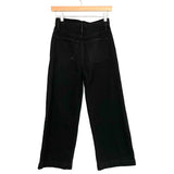 FRAME Black Ali Wide Crop Jeans- Size 24 (Inseam 24”)