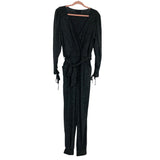 Majorelle Charcoal Grey Surplice Front Jumpsuit- Size M (sold out online)