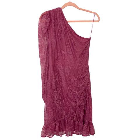 WAYF by Dede x Emily One Shoulder Lace Dress NWT- Size S