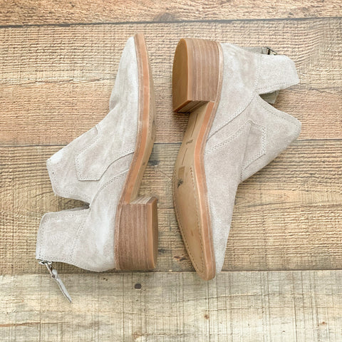 Dolce Vita Tan Suede Like Booties- Size 9