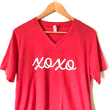 Bella-Canvas Red Short Sleeve “xoxo” Graphic Tee- Size M