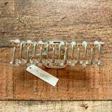 Sodajo Silver Pearl and Rhinestone Claw Clip NWT