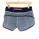 Lululemon Heatherd Grey Speed Shorts- Size 4