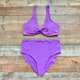 Calia Purple Bikini Bottoms- Size L (we have matching top)