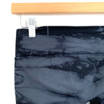 NUX Black Tie Dye Super Crop Legging with Ruching (see notes)- Size S (Inseam 14")