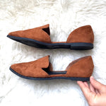 Chinese Laundry Suede Brown Flats- Size 8.5 (LIKE NEW)