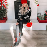 Scoop Black Sadie Heeled Combat Boots- Size 6.5 (See Notes)