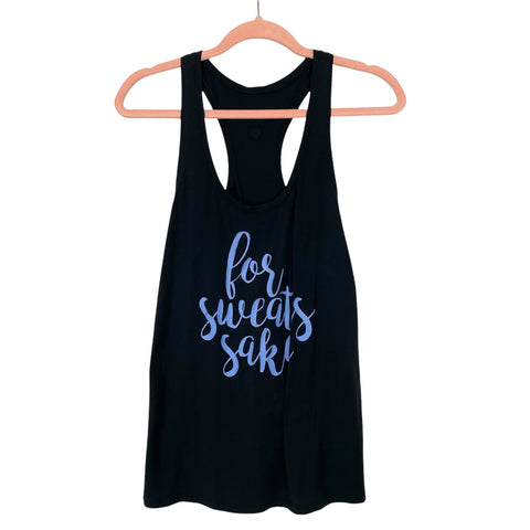 Lululemon Special Edition Black "For Sweats Sake" Racerback Tank- Size ~S (see notes)