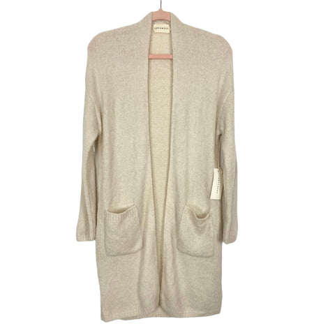 Dreamers Ivory Duster Cardigan Sweater NWT- Size S