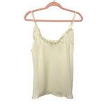 Wishlist Apparel Cream Ruffle Trim Cami- Size S