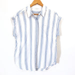 Two By Vince Camuto Striped Button Up Top- Size S