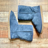 UGG Navy Short Boots- Size 8