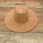 No Brand (Shop the Mint) Camel Suede Like Wide Brim Hat