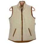 Old Navy Cream with Caramel Trim  Sherpa Vest NWT- Size S