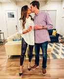 Express Black High Rise Stretch Sequins Leggings- Size XS (Inseam 27.5”)