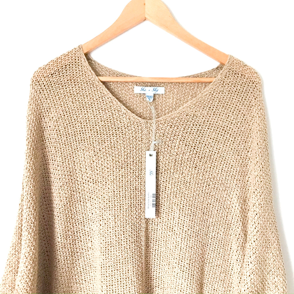 She & shop sky sweater