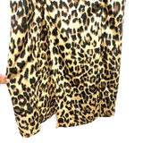 Hayden Animal Print Front Slits Slip Dress- Size S