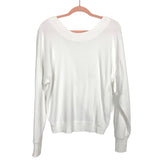 Offline White Twist Back Sweatshirt- Size M (sold out online)